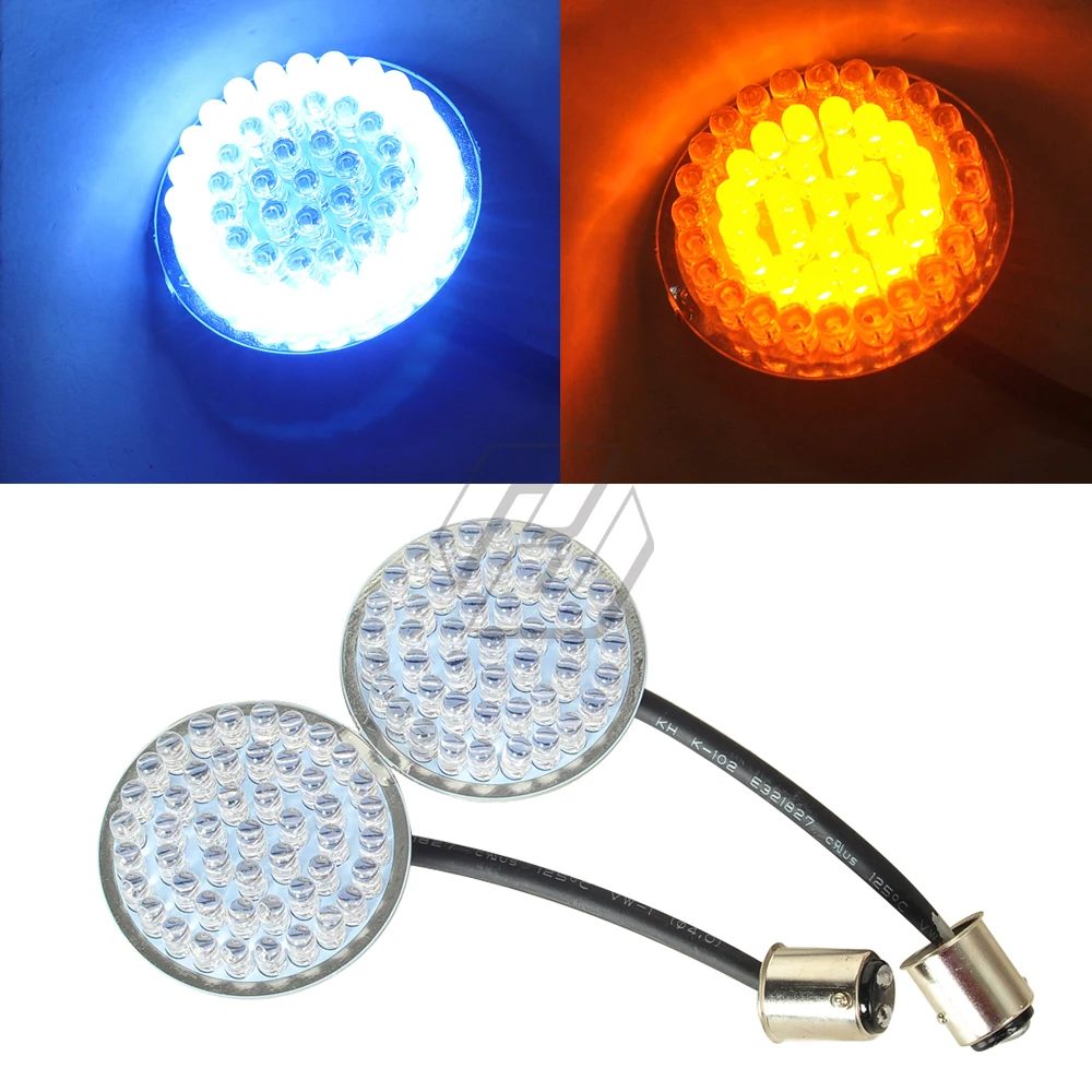 2" 1157 LED Motorcycle Front Turn Signal Light Case for Harley Sportster 883 1200 XL Softail Dyna Touring Tri Glide 2011-2017
2" 1157 LED Motorcycle Front Turn Signal Light Case for Harley Sportster 883 1200 XL Softail Dyna Touring Tri Glide 2011-2017