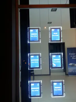 Portrait A3 Double Sided Acrylic Poster Frame Systems,Real Estate Agent/Shop LED Window Display Panels
Portrait A3 Double Sided Acrylic Poster Frame Systems,Real Estate Agent/Shop LED Window Display Panels