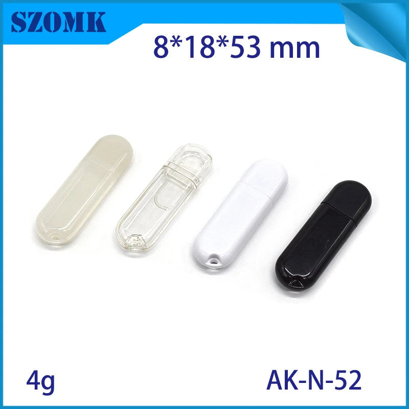 szomk plastic box for electronic usb control box diy small usb stick enclosure project box plastic housing usb stick flash drive instrument case (3)