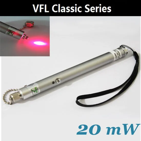 Classic Series Enough Power 20mW VFL Visual Fault Locator Red Laser Light Pen Fiber Optic Cable Tester 20KM Range, VFL20A
Classic Series Enough Power 20mW VFL Visual Fault Locator Red Laser Light Pen Fiber Optic Cable Tester 20KM Range, VFL20A