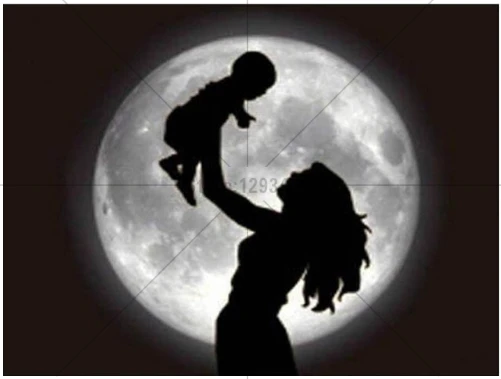 Mother and baby moon 5D DIY Diamond Painting Cross Stitch Needlework Diamond Mosaic full square rhinestones Diamond Embroidery
Mother and baby moon 5D DIY Diamond Painting Cross Stitch Needlework Diamond Mosaic full square rhinestones Diamond Embroidery
