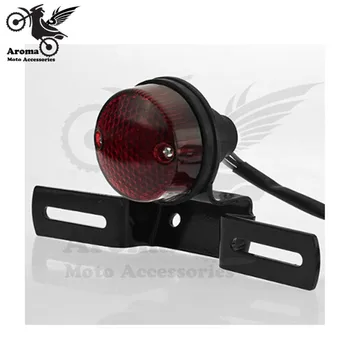 retro red lighting round motorcycle rear tail light with bracket motorbike frame moto brake light unvieral License Plate Holder
retro red lighting round motorcycle rear tail light with bracket motorbike frame moto brake light unvieral License Plate Holder