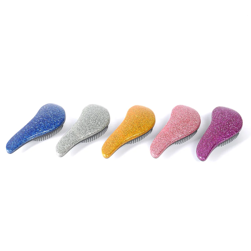 Portable Glitter Handle Tangle Detangling Comb Shower Hair Brush Comb Shower Salon Styling Tamer Tool popular Beauty tools
Portable Glitter Handle Tangle Detangling Comb Shower Hair Brush Comb Shower Salon Styling Tamer Tool popular Beauty tools