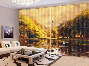 Wholesale Curtain Linglu Boat Beautiful Autumn Scenery Landscape Curtains Exquisite Superior Interior Curtains
Wholesale Curtain Linglu Boat Beautiful Autumn Scenery Landscape Curtains Exquisite Superior Interior Curtains