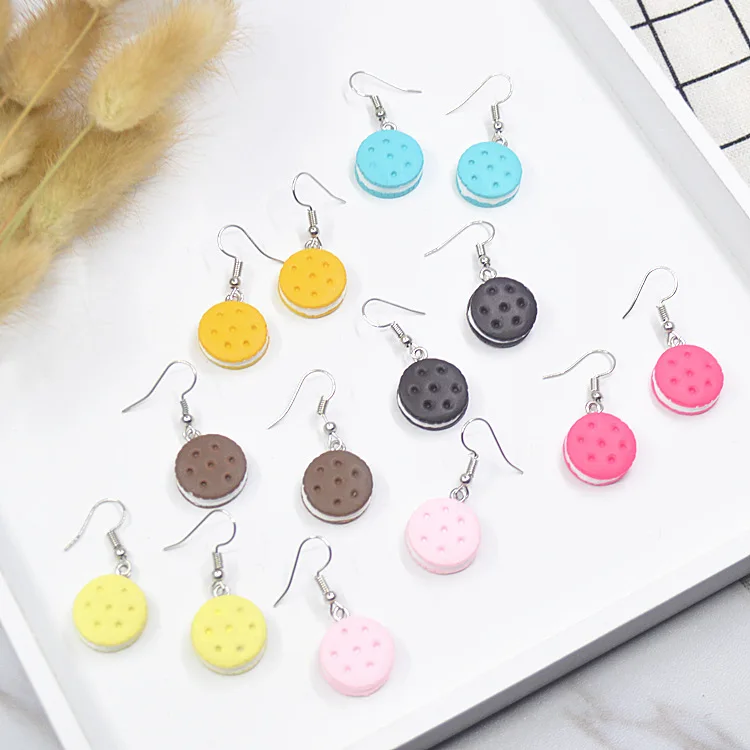Sandwich biscuit Drop Earrings for Women Fashion Accessories Girl DIY Handmade Unique Personality Dangle Earrings Jewelry Gift
Sandwich biscuit Drop Earrings for Women Fashion Accessories Girl DIY Handmade Unique Personality Dangle Earrings Jewelry Gift