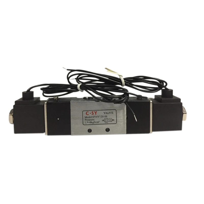 4v120-06 Air Pneumatic value solenoid with cable 2 Position 5 Way Value Controller 12v 220V 110V 24V
4v120-06 Air Pneumatic value solenoid with cable 2 Position 5 Way Value Controller 12v 220V 110V 24V