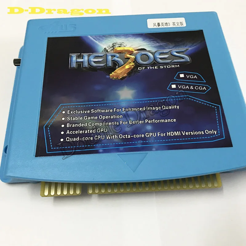 

645 in 1 games Heroes of the stom 3/ 999 in 1 Jamma Multigame PCB board VGA / CGA output for CRT / LCD Pandora multigame PCB