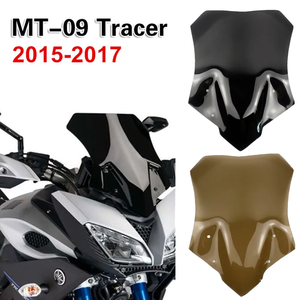 For MT09 MT-09 Tracer FJ-09 2015-2017 Double Bubble Windshield WindScreen Visor Viser Wind Deflector Motorcycle accessories
For MT09 MT-09 Tracer FJ-09 2015-2017 Double Bubble Windshield WindScreen Visor Viser Wind Deflector Motorcycle accessories