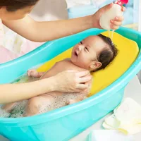 Newborn Anti-slip Sponge Foam Pad Imitation Of Uterus Environment Baby Bath Tub Bathing Pad Infant Shower Baby Care image