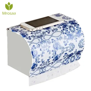 Mrosaa Stainless Steel Bathroom Toilet Roll Paper Holder Waterproof Paper Rack Wall Mount Porcelain Printed Hanging Storage Box
Mrosaa Stainless Steel Bathroom Toilet Roll Paper Holder Waterproof Paper Rack Wall Mount Porcelain Printed Hanging Storage Box