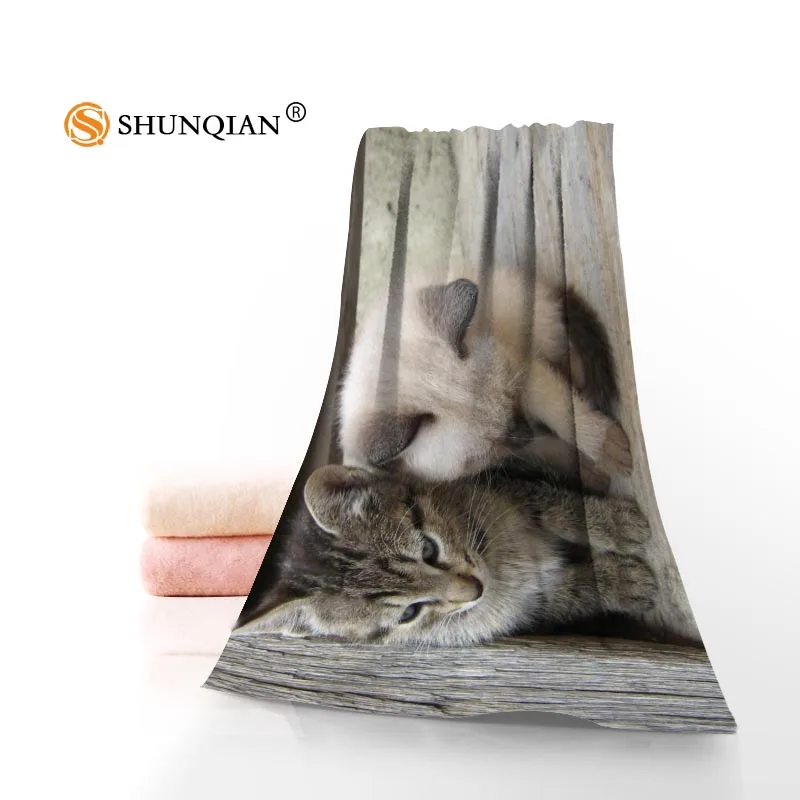 New Custom cat Towel Printed Cotton Face/Bath Towels Microfiber Fabric For Kids Men Women Shower Towels QAS00987
New Custom cat Towel Printed Cotton Face/Bath Towels Microfiber Fabric For Kids Men Women Shower Towels QAS00987