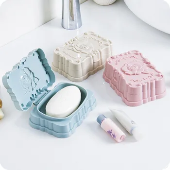 1Pc Rose Shaped Soap Dish for Bathroom Accessories Soap Box Case Holder with Cover Lid Water Leaking Design Soap Storage Box
1Pc Rose Shaped Soap Dish for Bathroom Accessories Soap Box Case Holder with Cover Lid Water Leaking Design Soap Storage Box