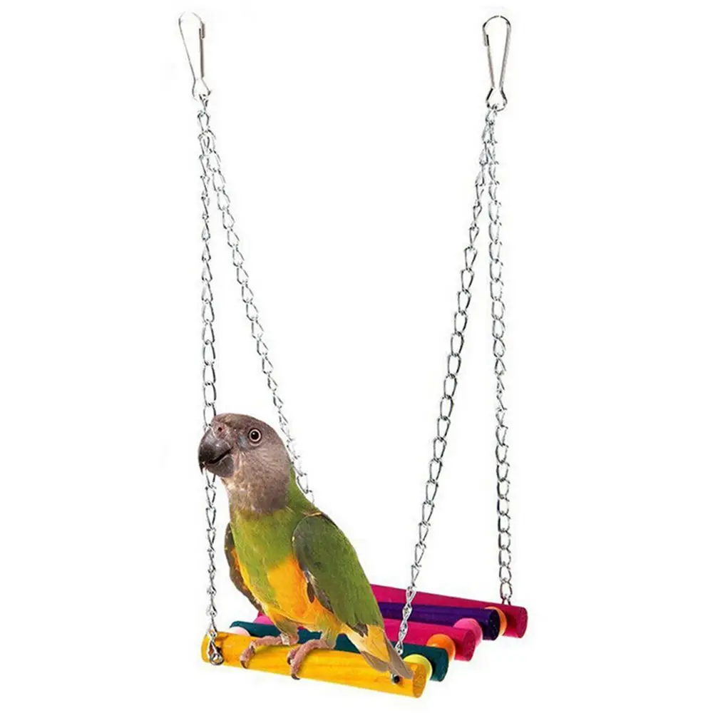 New Funny High Quality Fashion Pet Bird Parrot Lovebird Wooden Cage Hanging Foot Chew Toys Hammock Swing Toys
New Funny High Quality Fashion Pet Bird Parrot Lovebird Wooden Cage Hanging Foot Chew Toys Hammock Swing Toys
