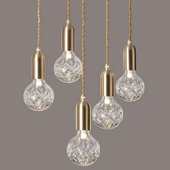 Modern Lamps Led Pendant Lights Balls Transparent Crystal Globes Stairs Loft Light Fixtures LED Pendant Lamp
Modern Lamps Led Pendant Lights Balls Transparent Crystal Globes Stairs Loft Light Fixtures LED Pendant Lamp