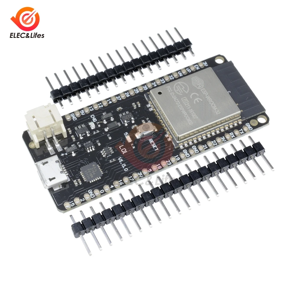 for WeMos Mini D1 LOLIN32 ESP32 ESP-32 ESP-32S ESP32S Wifi Bluetooth Wireless Module Based ESP-WROOM-32 Dual Core CPU 4MB Flash
for WeMos Mini D1 LOLIN32 ESP32 ESP-32 ESP-32S ESP32S Wifi Bluetooth Wireless Module Based ESP-WROOM-32 Dual Core CPU 4MB Flash