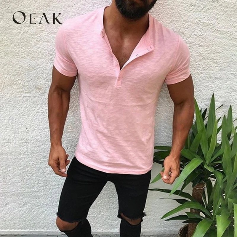 Oeak Summer Solid Male T Shirts Short Sleeve Casual Basic T-Shirts For Men Loose Cotton Tee camisetas hombre
Oeak Summer Solid Male T Shirts Short Sleeve Casual Basic T-Shirts For Men Loose Cotton Tee camisetas hombre