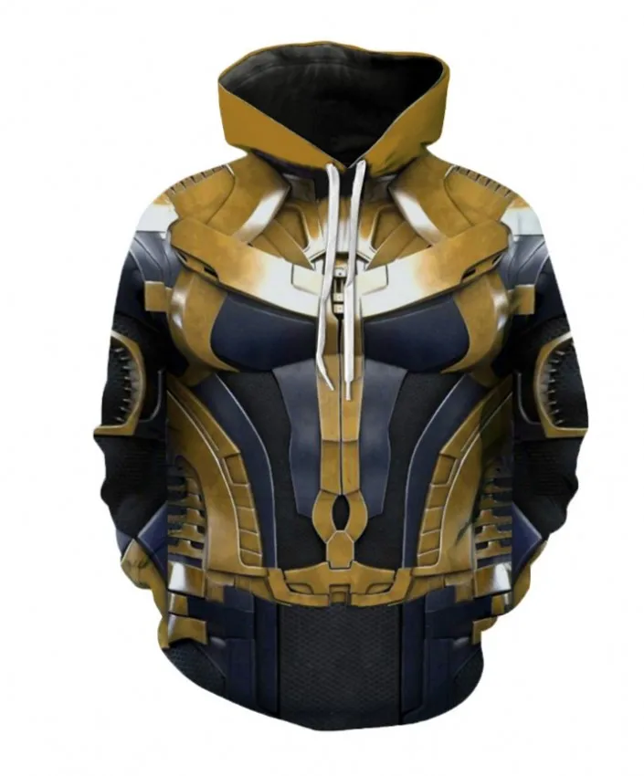 Spring 2019 thin men's superhero avengers 4 hoodie 3D printed men's and women's long-sleeved hooded sweatshirts
Spring 2019 thin men's superhero avengers 4 hoodie 3D printed men's and women's long-sleeved hooded sweatshirts