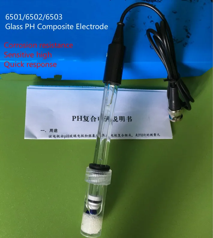 PH composite electrode, 6501/6502/6503 glass PH composite electrode. Corrosion resistance, high sensitivity and fast response.
PH composite electrode, 6501/6502/6503 glass PH composite electrode. Corrosion resistance, high sensitivity and fast response.