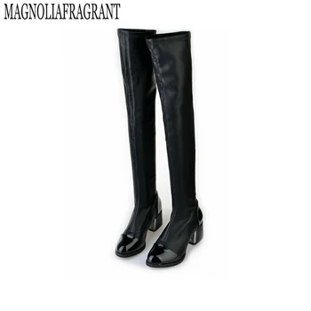 bottes femmes 2017 Women Stretch pu Slim Thigh High Boots Sexy Fashion Over the Knee Boots High Heels Woman Shoes Black z304
bottes femmes 2017 Women Stretch pu Slim Thigh High Boots Sexy Fashion Over the Knee Boots High Heels Woman Shoes Black z304