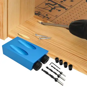14PCS Hole Locator Set 15 Degree 6/8/10mm Woodworking Pocket Hole Jig Kit For DIY Carpentry Tools
14PCS Hole Locator Set 15 Degree 6/8/10mm Woodworking Pocket Hole Jig Kit For DIY Carpentry Tools