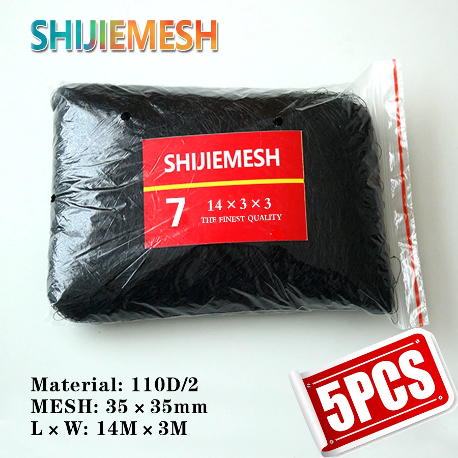 High quality 14M x 3M 35mm Mesh Bird net Polyester 110D/2 Bat net Bat trap Anti Bird Mist Net 5pcs
High quality 14M x 3M 35mm Mesh Bird net Polyester 110D/2 Bat net Bat trap Anti Bird Mist Net 5pcs