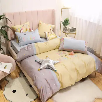 Unicorn Bedding 4/7 Pieces Ultra Soft Egyptian cotton Bedding Set Cute Duvet Cover Bed sheet Pillow
Unicorn Bedding 4/7 Pieces Ultra Soft Egyptian cotton Bedding Set Cute Duvet Cover Bed sheet Pillow
