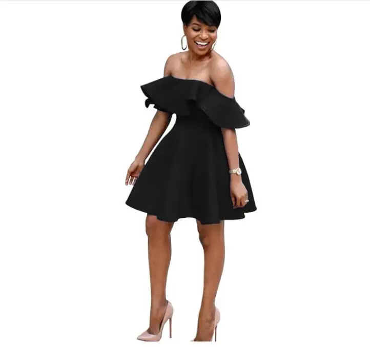 Fashion Women Ruffles Dress Sexy Elegant Party Evening Club A-line Dresses Off The Shoulder Backless Plus Size Sundress Beach V
Fashion Women Ruffles Dress Sexy Elegant Party Evening Club A-line Dresses Off The Shoulder Backless Plus Size Sundress Beach V
