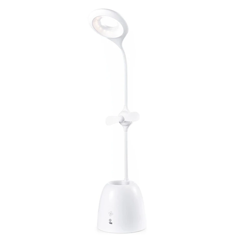 Newest Design Led Table Lamp Dimmable Smart Press Usb Desk Lamp With Pen Container Fan Reading Book Light Dc/Rechargeable
Newest Design Led Table Lamp Dimmable Smart Press Usb Desk Lamp With Pen Container Fan Reading Book Light Dc/Rechargeable