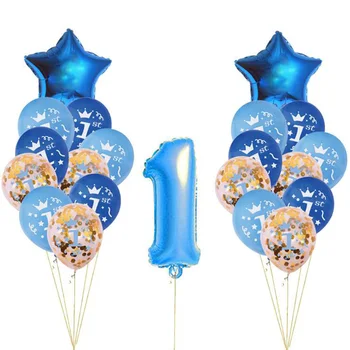 AVEBIEN 1year Birthday Sequin Balloon Suit star 1st Boy Girl Baby One Year Old Party Decoration Powder Blue Confetti Balloon 21
AVEBIEN 1year Birthday Sequin Balloon Suit star 1st Boy Girl Baby One Year Old Party Decoration Powder Blue Confetti Balloon 21