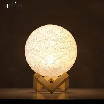 3D Print Moon Lamp Night light 2 Color Change Touch Switch Night Lamps Home Decor with Wood Holder 18cm table light 
3D Print Moon Lamp Night light 2 Color Change Touch Switch Night Lamps Home Decor with Wood Holder 18cm table light