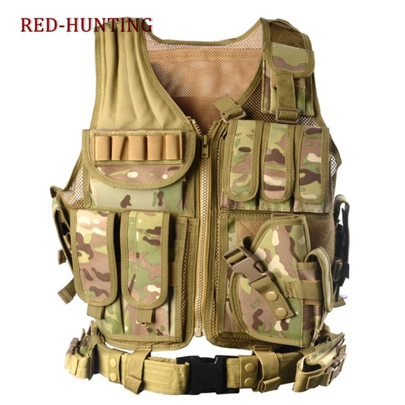 

Military Equipment Tactical Molle Vest Police Training Combat Airsoft Vest Outdoor CS Training Airsoft Vest