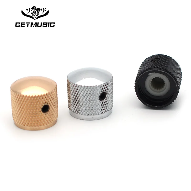 Metal Dome Tone Tunning Knob with Hexagon Screws Lock Volume Control Buttons for Electric Guitar Bass Black/Chrome/Gold
Metal Dome Tone Tunning Knob with Hexagon Screws Lock Volume Control Buttons for Electric Guitar Bass Black/Chrome/Gold