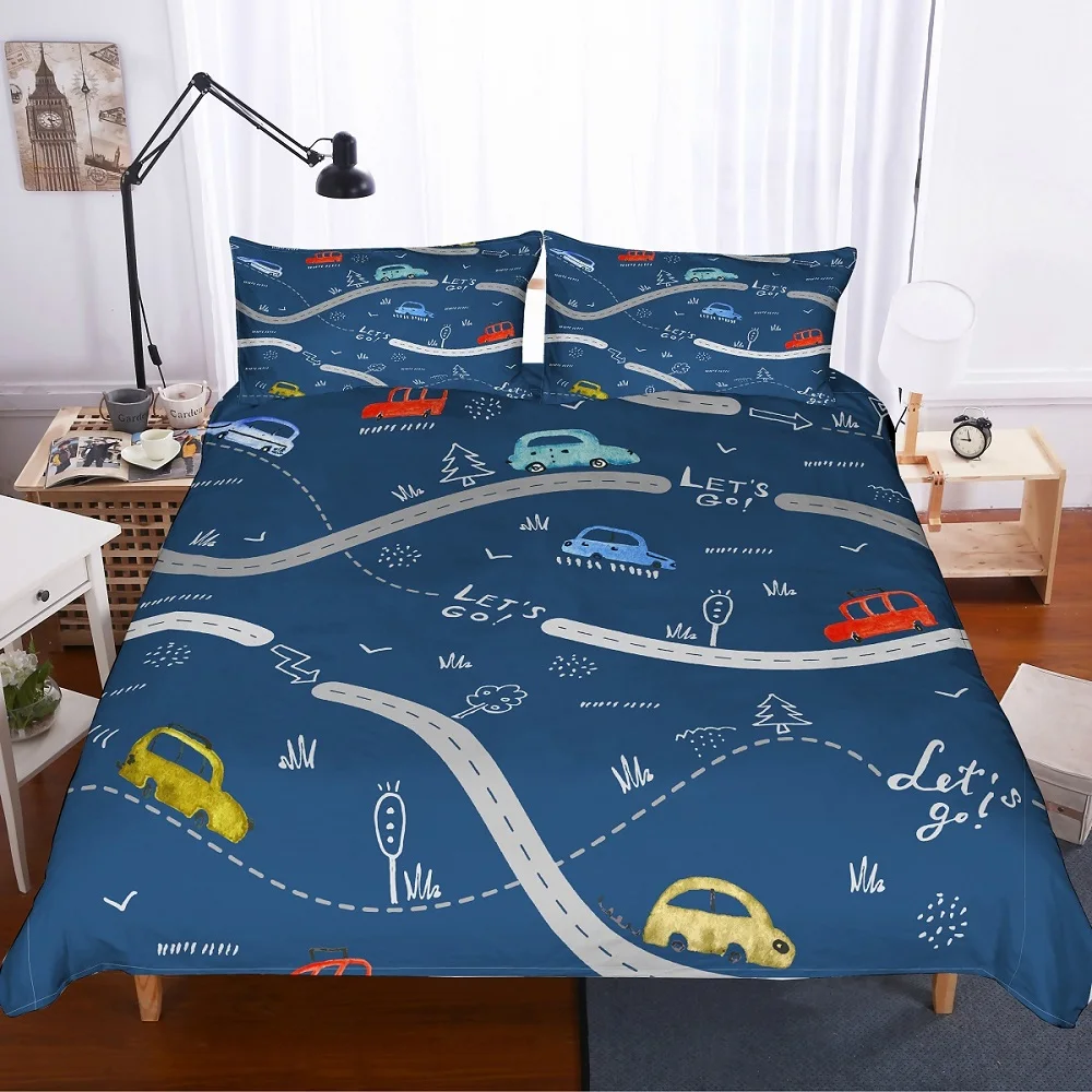 Kids Boys Bedding Set Map of Traffic Let's Go Cars Vehicles 100% Microfiber Duvet Cover Set 3 Piece 1 Duvet Cover 2 Pillow Sham
Kids Boys Bedding Set Map of Traffic Let's Go Cars Vehicles 100% Microfiber Duvet Cover Set 3 Piece 1 Duvet Cover 2 Pillow Sham