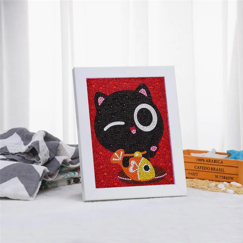 eTya 5D DIY Diamond Painting Cartoon Cat love fish Full special shaped Rhinestone Diamond Embroidery Cross-stitch kids toys
eTya 5D DIY Diamond Painting Cartoon Cat love fish Full special shaped Rhinestone Diamond Embroidery Cross-stitch kids toys