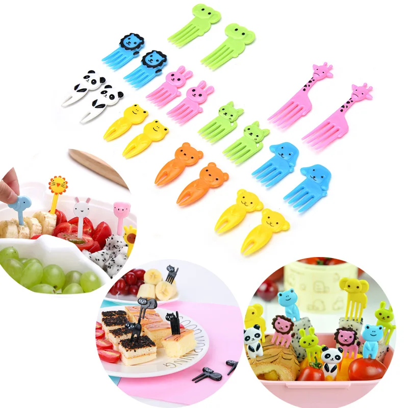 10pcs/set Cartoon Animal Food Fruit Fork Creative Mini Snack Cake Dessert Food Fruit Pick Toothpick Bento Lunch Party Decoration
10pcs/set Cartoon Animal Food Fruit Fork Creative Mini Snack Cake Dessert Food Fruit Pick Toothpick Bento Lunch Party Decoration