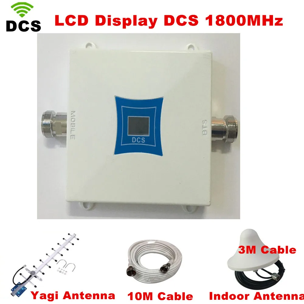 Full Set 13db Yagi + Ceiling Antenna ! LCD 4G LTE GSM DCS 1800MHZ Mobile Phone Signal Repeater Booster 4G DCS Cellular Amplifier 
Full Set 13db Yagi + Ceiling Antenna ! LCD 4G LTE GSM DCS 1800MHZ Mobile Phone Signal Repeater Booster 4G DCS Cellular Amplifier