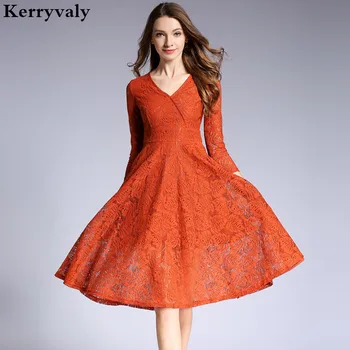 Autumn Women V-neck Sexy Lace Dress Robe Femme Ete 2020 Large Pendulum Beach Party Dress Roupas Feminina Zomer Jurk K6154
Autumn Women V-neck Sexy Lace Dress Robe Femme Ete 2020 Large Pendulum Beach Party Dress Roupas Feminina Zomer Jurk K6154