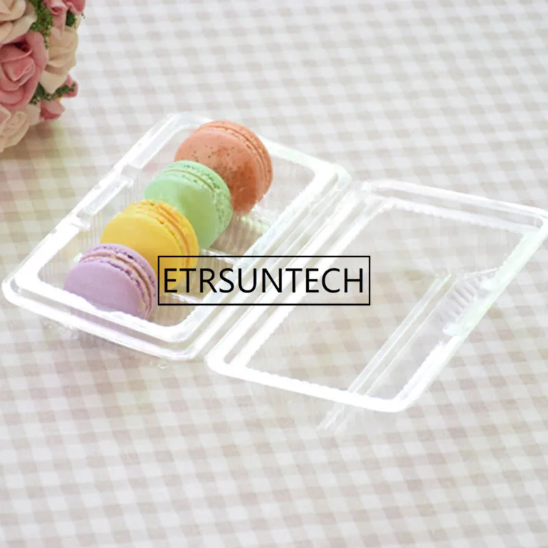500pcs Blister Packaging Fourfold Snack Box Roll Cake Box Transparent Plastic Macaron Packing Boxes
500pcs Blister Packaging Fourfold Snack Box Roll Cake Box Transparent Plastic Macaron Packing Boxes
