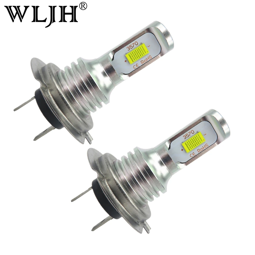 WLJH 2x High Bright Canbus Led H7 Fog Light Bulb Auto Car Vehicle Truck Driving Daytime Running Light H7 LED DRL Bulbs 12V 24V
WLJH 2x High Bright Canbus Led H7 Fog Light Bulb Auto Car Vehicle Truck Driving Daytime Running Light H7 LED DRL Bulbs 12V 24V