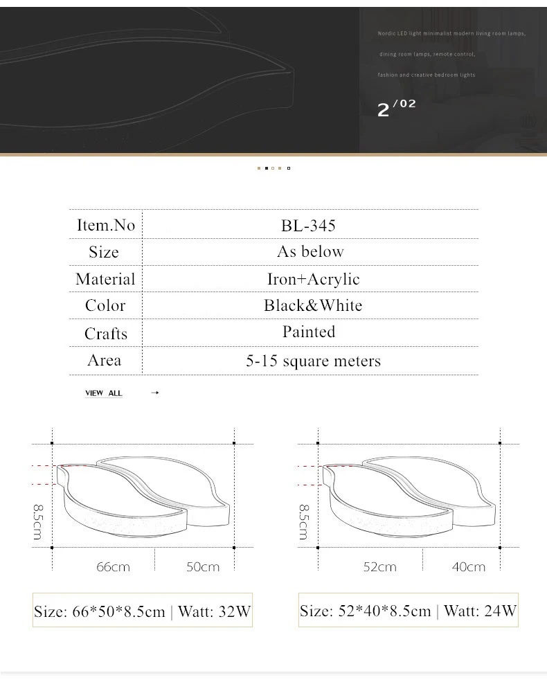 led ceiling light dimmable remote control light fixtures 11