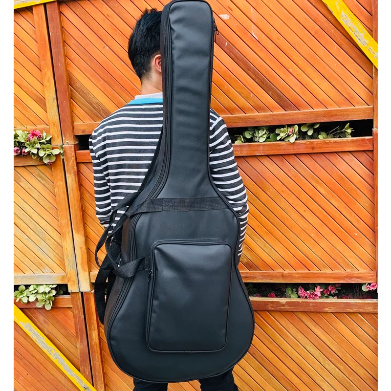 Guitar Bag Folk Guitar Backpack Thickened Shoulders Waterproof Shockproof PU Leather Bag 40 41 Inch
Guitar Bag Folk Guitar Backpack Thickened Shoulders Waterproof Shockproof PU Leather Bag 40 41 Inch