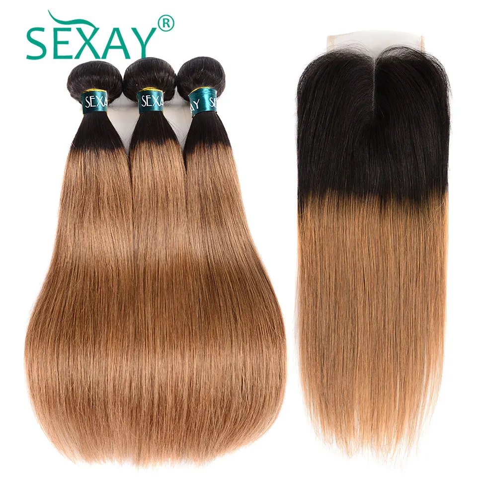 1B/30 Dark Blonde Bundles With Closure Sexay Non Remy 2 Tone Ombre Dark Roots Brazilian Straight Hair Ombre Bundles With Closure
1B/30 Dark Blonde Bundles With Closure Sexay Non Remy 2 Tone Ombre Dark Roots Brazilian Straight Hair Ombre Bundles With Closure