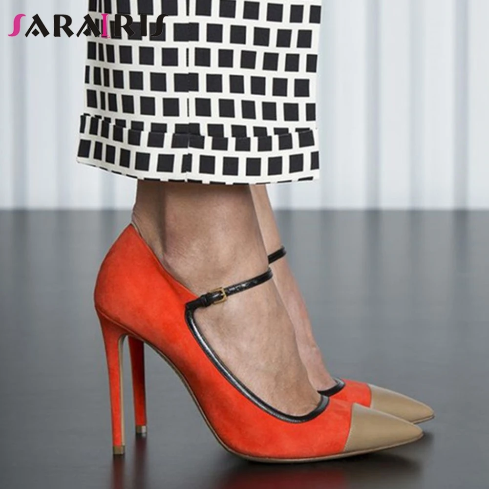 SARAIRIS Brand Design Big Size 35-47 Sexy Pointed Toe Mary Janes Woman Shoes High Heels Party Shoes Woman Pumps
SARAIRIS Brand Design Big Size 35-47 Sexy Pointed Toe Mary Janes Woman Shoes High Heels Party Shoes Woman Pumps