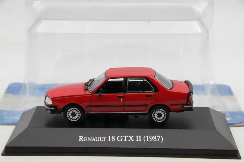 Altaya 1:43 IXO For Renault 18 GTX II 1987 Diecast Models Miniature Toys Car Collection
Altaya 1:43 IXO For Renault 18 GTX II 1987 Diecast Models Miniature Toys Car Collection