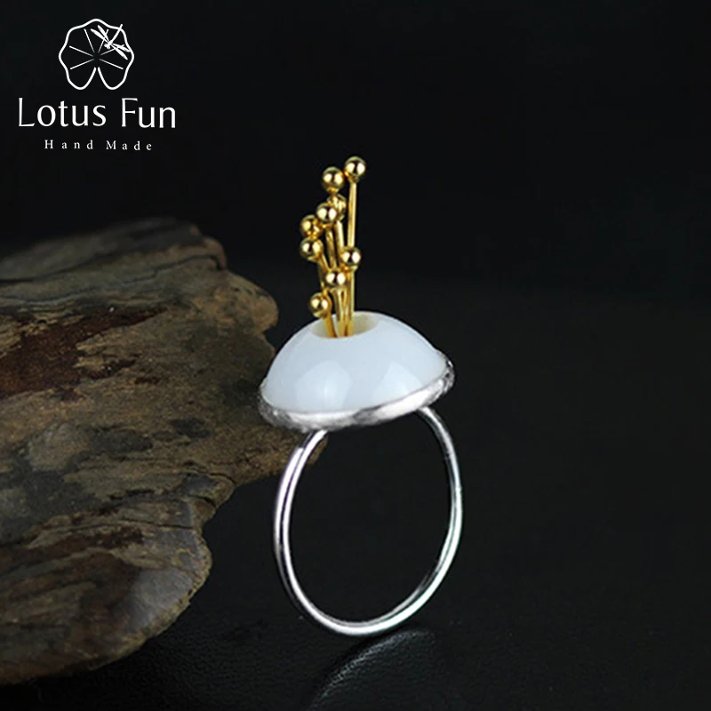 Lotus Fun Real 925 Sterling Silver Natural Nano-Ceramics Original Handmade Designer Fine Jewelry Flower Bud Female Rings Bijoux
Lotus Fun Real 925 Sterling Silver Natural Nano-Ceramics Original Handmade Designer Fine Jewelry Flower Bud Female Rings Bijoux