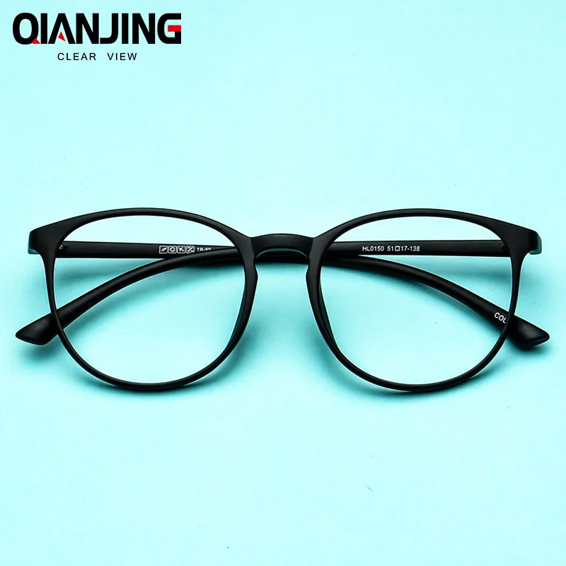 QIANJING Plastic Titanium Men TR90 Women and Eyewear frames designer myopia brand clear optical spectacle frame myopic lens 0150
QIANJING Plastic Titanium Men TR90 Women and Eyewear frames designer myopia brand clear optical spectacle frame myopic lens 0150