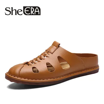 2019 New Quality leather Non-slip Slippers Men Beach Sandals Comfortable Summer Shoes Men Slippers Classics Men Flip Flops 48
2019 New Quality leather Non-slip Slippers Men Beach Sandals Comfortable Summer Shoes Men Slippers Classics Men Flip Flops 48