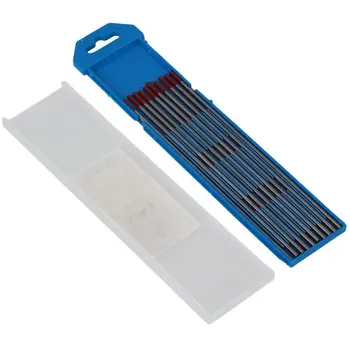 1.6/2.0/2.0 x 150mm 2% Thoria Oxide WT20 Silver&Red TIG Welding Thorium Tungsten Electrode in Case Pack of 10
1.6/2.0/2.0 x 150mm 2% Thoria Oxide WT20 Silver&Red TIG Welding Thorium Tungsten Electrode in Case Pack of 10