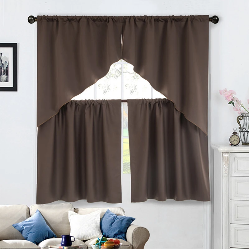 Solid Blackout Window Curtains for Living Room Short Curtains for Kitchen Modern Curtains for The Bedroom
Solid Blackout Window Curtains for Living Room Short Curtains for Kitchen Modern Curtains for The Bedroom