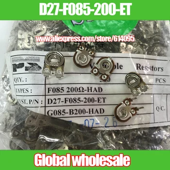 50pcs F085 vertical adjustable potentiometer / iron adjustable 200 euro 200R D27-F085-200-ET
50pcs F085 vertical adjustable potentiometer / iron adjustable 200 euro 200R D27-F085-200-ET